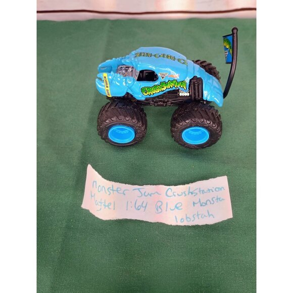 Monster Jam Crushstation Mattel 1:64 Scale Blue Monsta Lobstah - Picture 3 of 7
